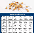 300pcs/480pcs Ceramic Capacitor Assortment Kit For Guitar Capacitor 10Values/24Values 10PF-10uf