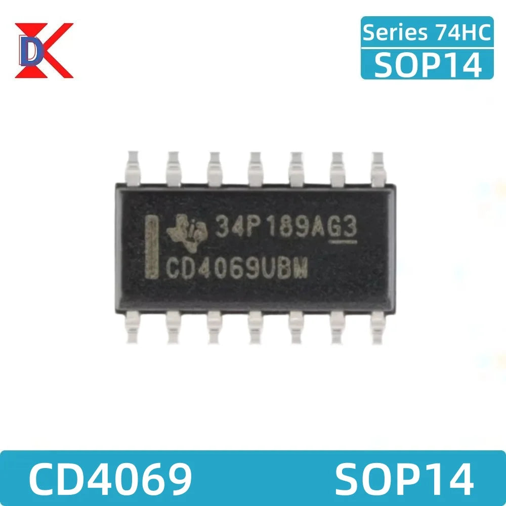 Logic gate IC chip 10PCS CD4011 CD4001 CD4094 CD4060 CD4069 CD40106 CD4051 CD4052 CD4053 CD4093 CD4013 CD4017 SOP14 SOP16