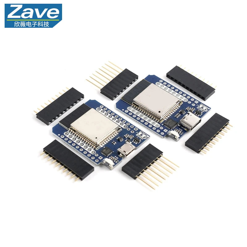 MINI D1 ESP32 WIFI & Bluetooth Development Board - Equipped with FT232/CP2104/CH9102 and Onboard ESP32 Module