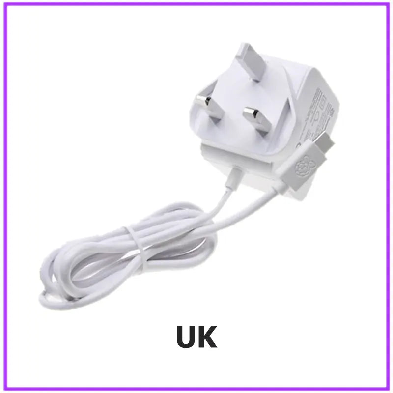 Official Raspberry Pi 5 Power Supply 27W Supports PD Standard USB-C PD 5.1V5A for RPI 5
