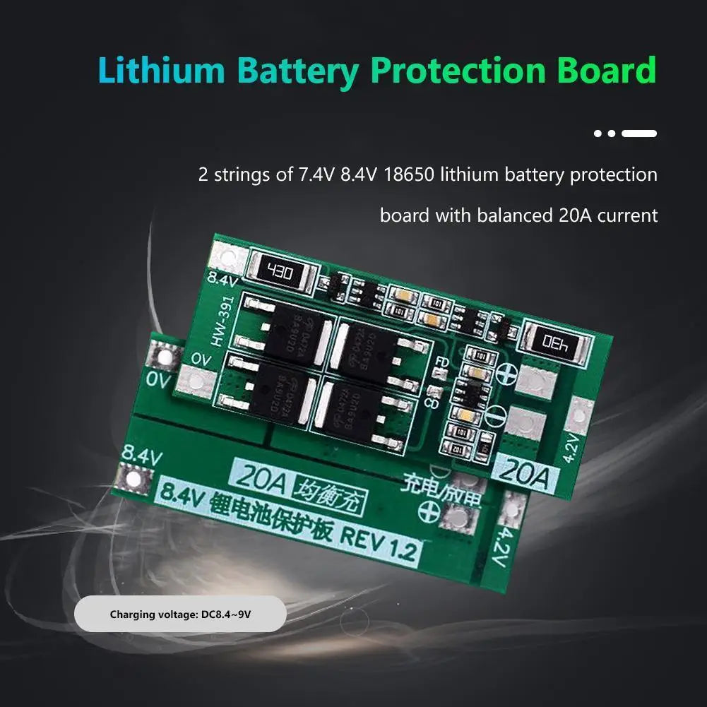 1-10PCS Charging Board Charger Module HW-391 2S 20A Lithium Battery Protection Board 18650 BMS Board Module Balance