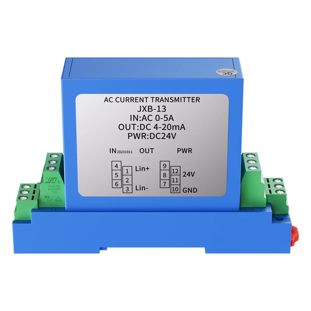 Current Sensor 0-1A 0-2A 0-5A 0-10A AC Current Transducer 4-20mA 0-10V RS485 AC DC Current Transmitter 0-5V 1-5V