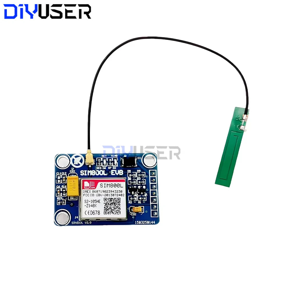 SIM800L GSM GPRS Module for IoT, 4-Band Global SMS/GPRS Data, Low Power 3.4-4.4V
