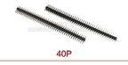 10/20pcs Pcs 2.54mm Double Row Male 2*40P PCB Board Pin Header Connector Strip Pinheader 2/3/4/5/6/8/10/12/20/40Pin For Arduino
