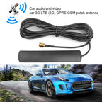Car Vehicle 4G GSM Patch Antenna SMA Male Connector Adhesive Mount 3G GSM Antenna 700-2100MHz For Car GPS GPRS Navigation
