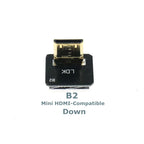 Anti-interference Ribbon FPV HDMI-Compatible Connector Flexible Flat Cable Raspberry Pi 4 Micro Mini HDMI-compatible