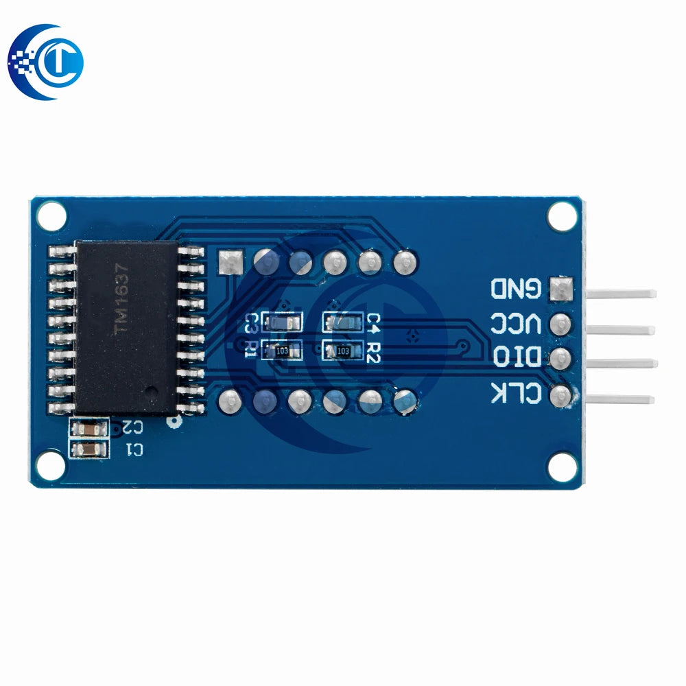 TM1637 4-Bits Digital LED Display Module for Arduino: 0.36 - Inch 7 - Segment RED Anode Tube with Four Serial Driver Board Pack