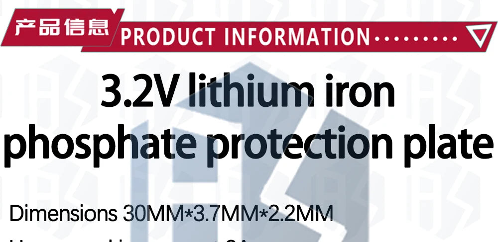 10PCS 1S 3.2V 3.7V 3A LiFePO4 / Lithium Li-ion BMS PCM Battery Protection Board Pcm For 18650 32650 Battery Packs