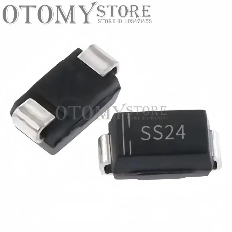100PCS 100% NEW SMD Schottky Diode SB240 SR240 Screen-printed SS24 SMA 2A 40V