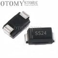 100PCS 100% NEW SMD Schottky Diode SB240 SR240 Screen-printed SS24 SMA 2A 40V