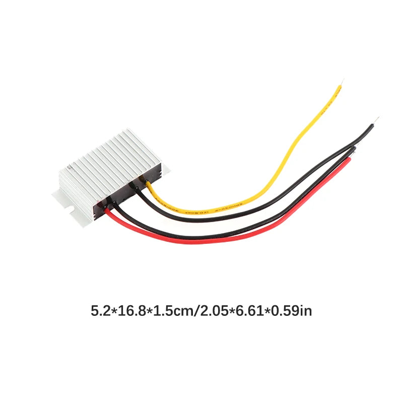 1Pc 24V To 12V 5A DC Step Down Converter Voltage Regulator Reducer Module Power Supply For Led Light Car Truck Boat.