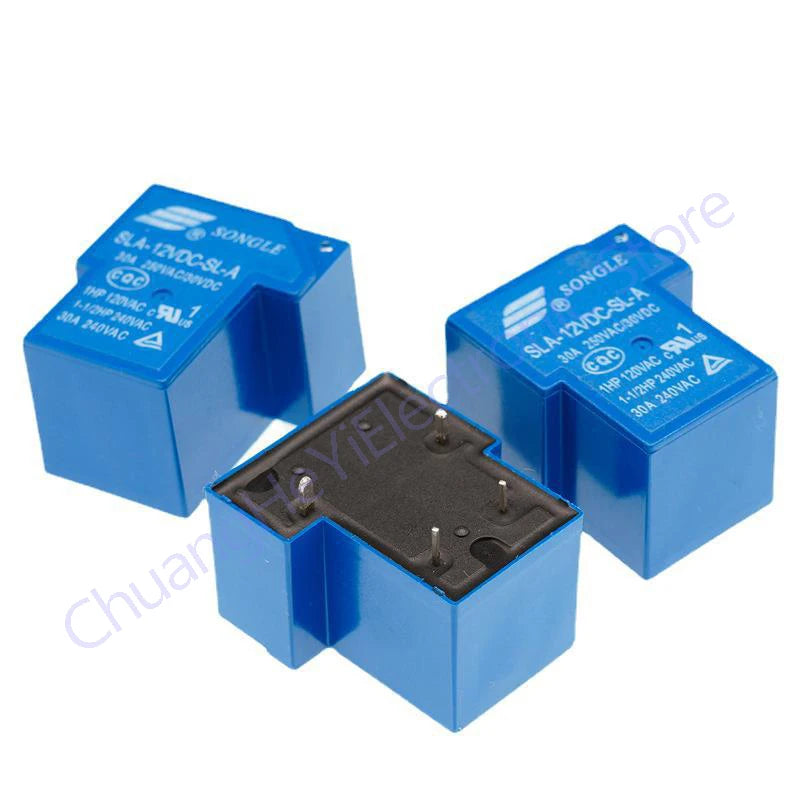10/50Pcs/Lot T90 Songle relay SLA-05 09 12V 24VDC 48VC-SL-A-C 4/5/6 Pin 30A 250VAC/30VDC