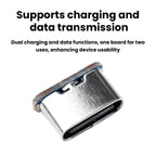 Micro USB to Type-C Adapter Board Data Power Adapter Supports Charging and Data Transfer DIY Modification Kit