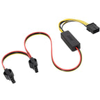Graphics Card Hard Drive Cable GPU PCIE 8Pin Female To 1 2 3 4 SATA Hard Drive 18awg Power Supply Cable 12V To IDE Molex Cables