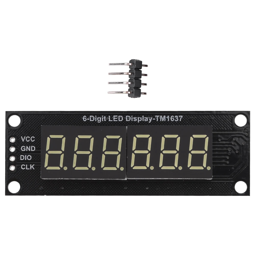 TM1637 LED Display Module for Arduino 6-Digit 7-Segment 0.36''/0.56 Inch Time Clock Indicator Tube Module Red/Blue/Green/Yellow