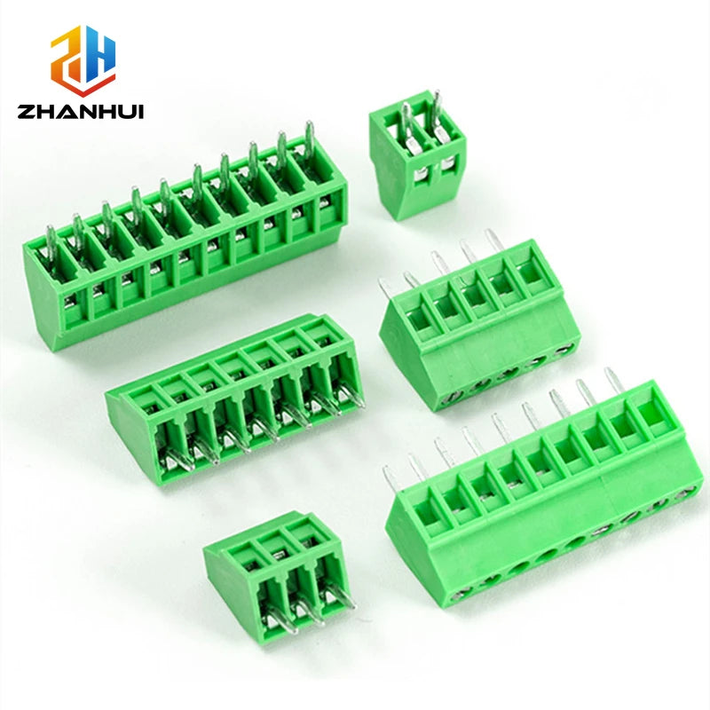 5/10pcs KF128 2.54mm Pitch Mini PCB Screw Terminal Block 2P-16P for Arduino Raspberry Pi
