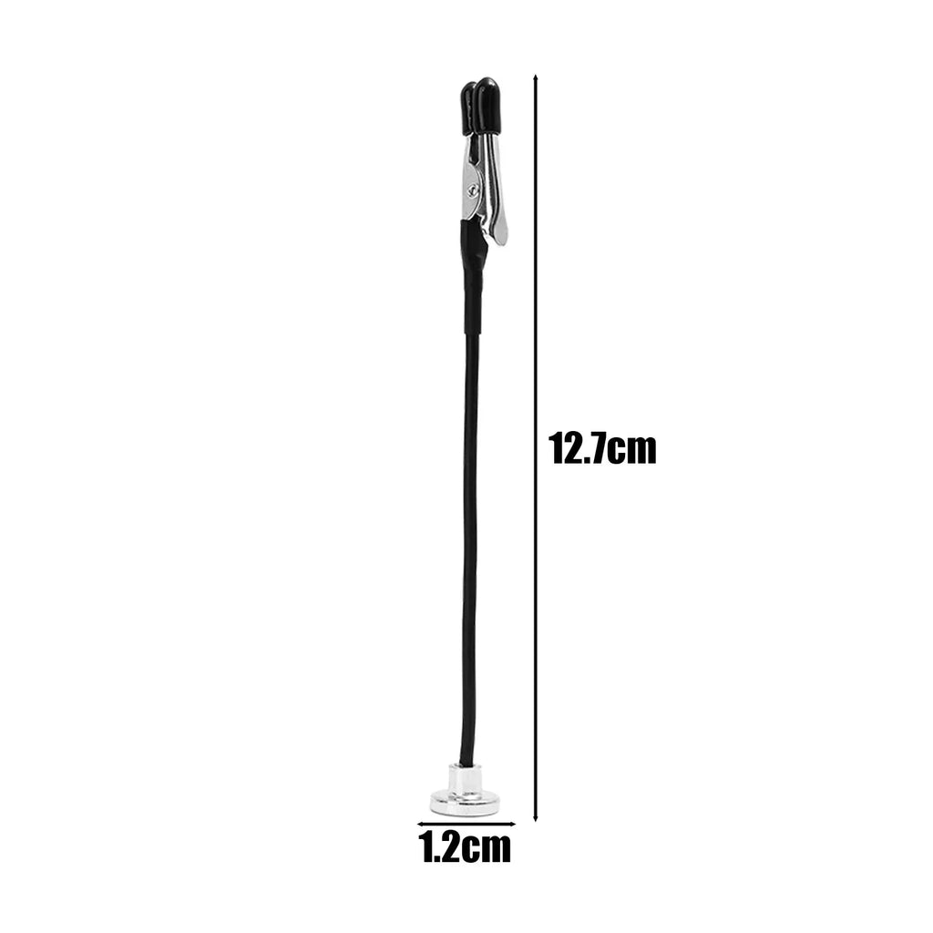 50/1PCS Flexible Magnetic Alligator Clips Model Painting Stand Base Holder Crocodile Clamp Price Tag Display Alloy NoteClips