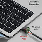Solderless Plug USB C to 2Pin Terminal Adapter Screw Micro Type-C Male to 2 Pin Crimp Terminal Block 5V Charging Conversion