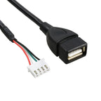 USB to 4P xh2.54 cable USB to 4P MX1.25 USB to PH2.0 Cable USB to Dupont 4 pin Cable 30cm