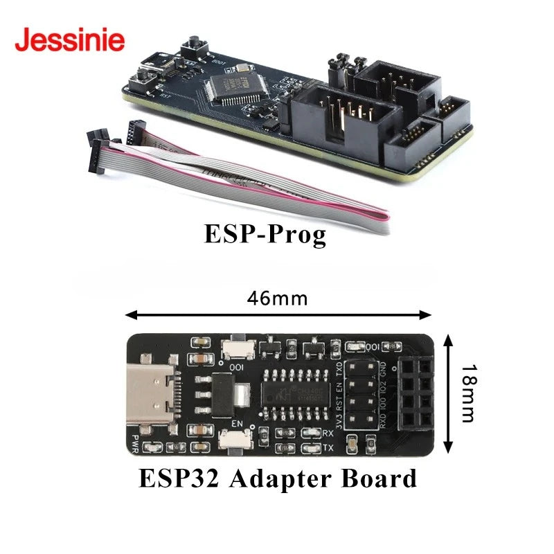 ESP-Prog JTAG Development Debug Program ESP8266/ESP32 Serial Port to WiFi Module Adapter Board Downloader Type-C Interface