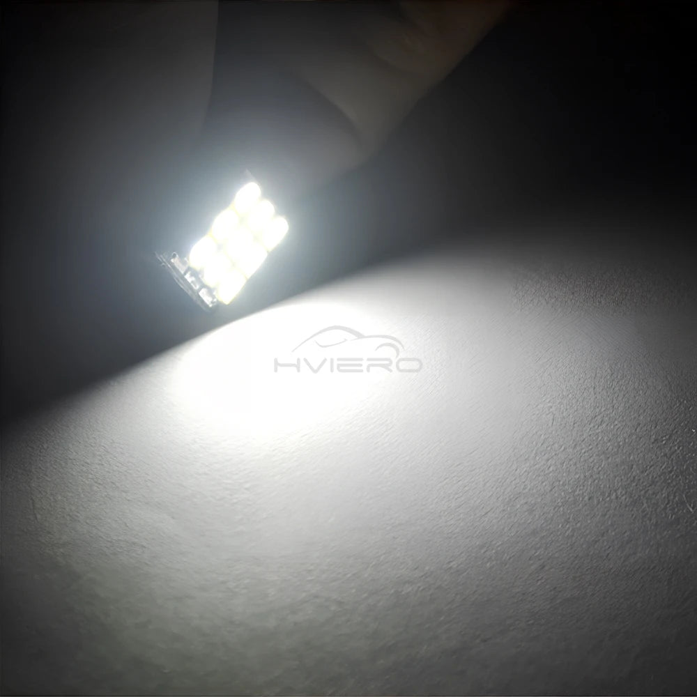 2pcs T10 W5W 1206 9smd 12SMD Turn Signal License Plate Light Car Wedge White 12V Canbus Backup Brake Dome Reading Lamp Led Bulb