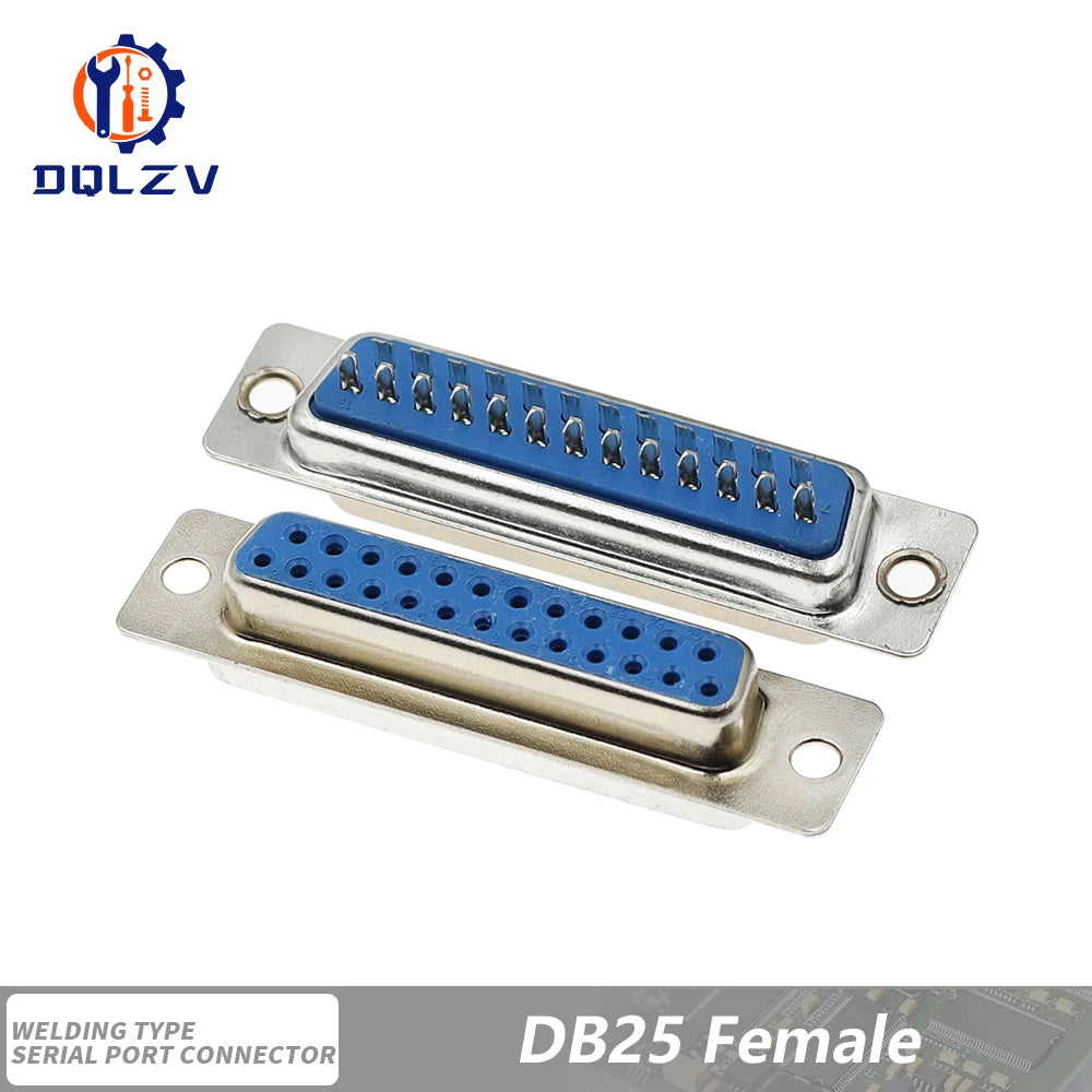 DB15 DB25 DB9 DB37 Parallel Serial Port Fmale/Male Solder Connector+Plastic Assemble Shell Cover 37 9 15PIN VGA Adapter