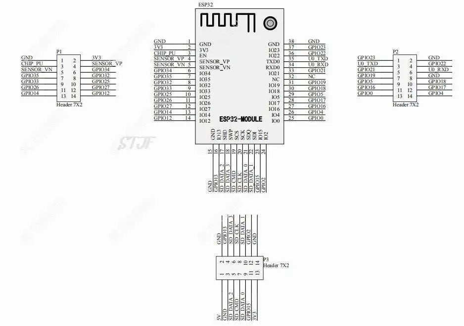 ESP8266 ESP-WROOM-32 ESP32-WROVER Development Board Test Programmer Socket Downloader for ESP-01 ESP-12F ESP-07S ESP-12S ESP32