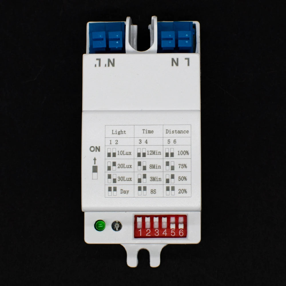 5.8GHz Microwave Radar Sensor High-Sensitivity Human Motion Detector Sensor Switch AC90-265V for Home Automation Sensor Lighting