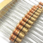 20pcs 1W Carbon Film Resistor 5% 7.5 8.2 9.1 75 82 91 750 820 910 Ohm R K 5% Resistance 7R5 8R2 9R1 7.5K 82K 91K 0.1R--10M