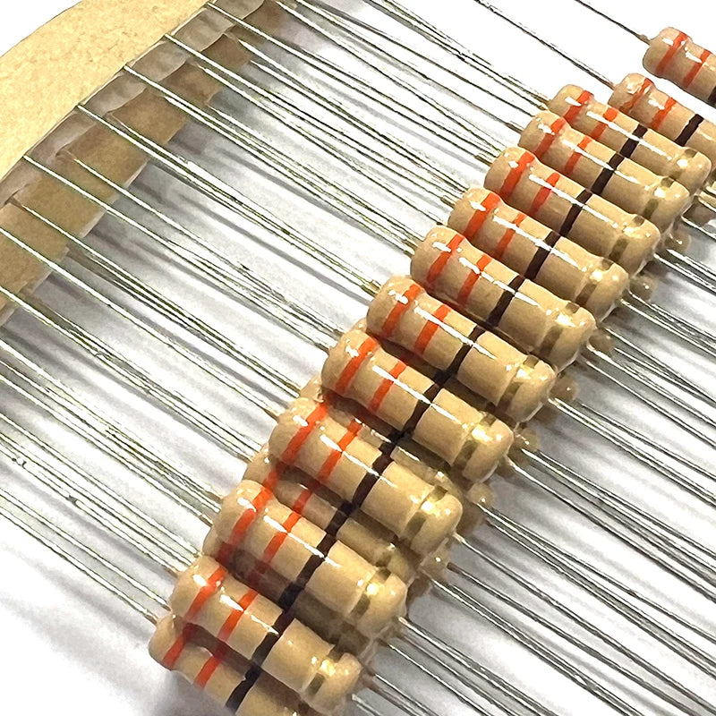 20pcs 1W Carbon Film Resistor 5% 7.5 8.2 9.1 75 82 91 750 820 910 Ohm R K 5% Resistance 7R5 8R2 9R1 7.5K 82K 91K 0.1R--10M