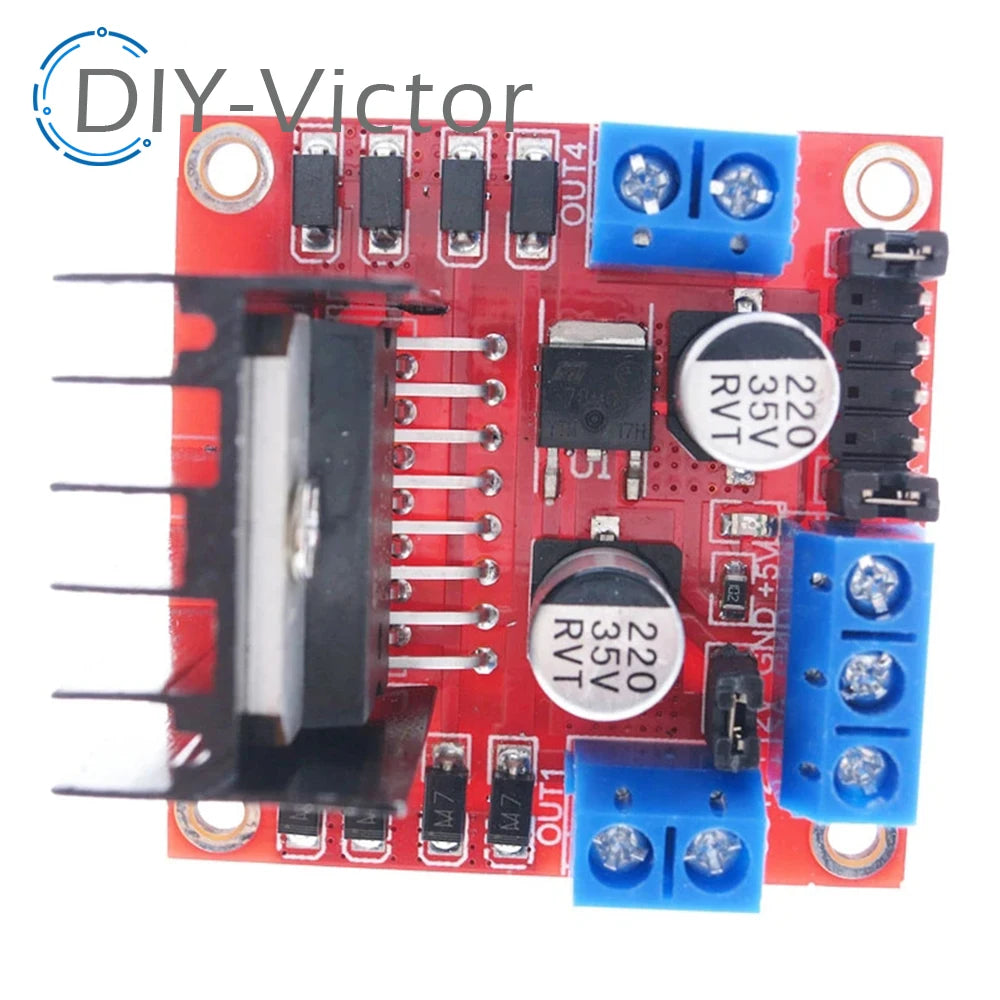 2 CHANNEL PWM Speed adjustment L298N New Dual H Bridge DC Stepper Motor Drive Controller Board Module for arduino Diy Kit
