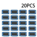1-100PCS MAX3232 RS232 to TTL Converter Module – 3.3V/5V Compatible, Mini Serial Level Shifter for Arduino