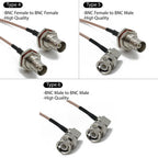 RG316 Cable Q9 BNC to BNC Male Female Coax Jumper Pigtail Cable Crimp Fast Delivery WiFi Antenna Extension Cable