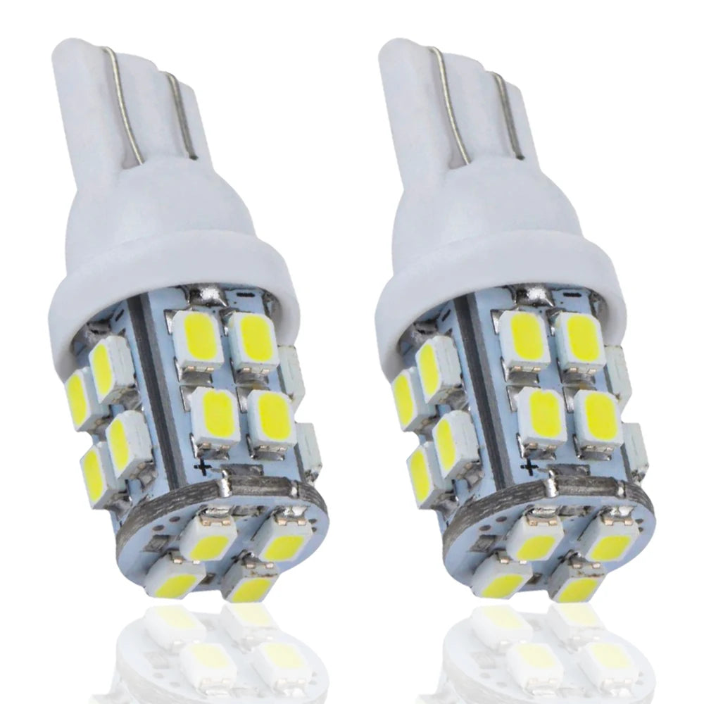 2/10 T10 1206 20SMD 20 Led White Car Wedge Light W5W 194 168 Auto Vehicle License Plate Clearance Lamp Reading Truck Bulb DC 12V
