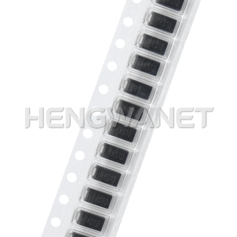 100PCS RS1D RS1G RS1J RS1M SMA DO-214AC 1A 200V 400V 600V 1000V FR104 FR107 SMD Fast Recovery Rectifiers Diode