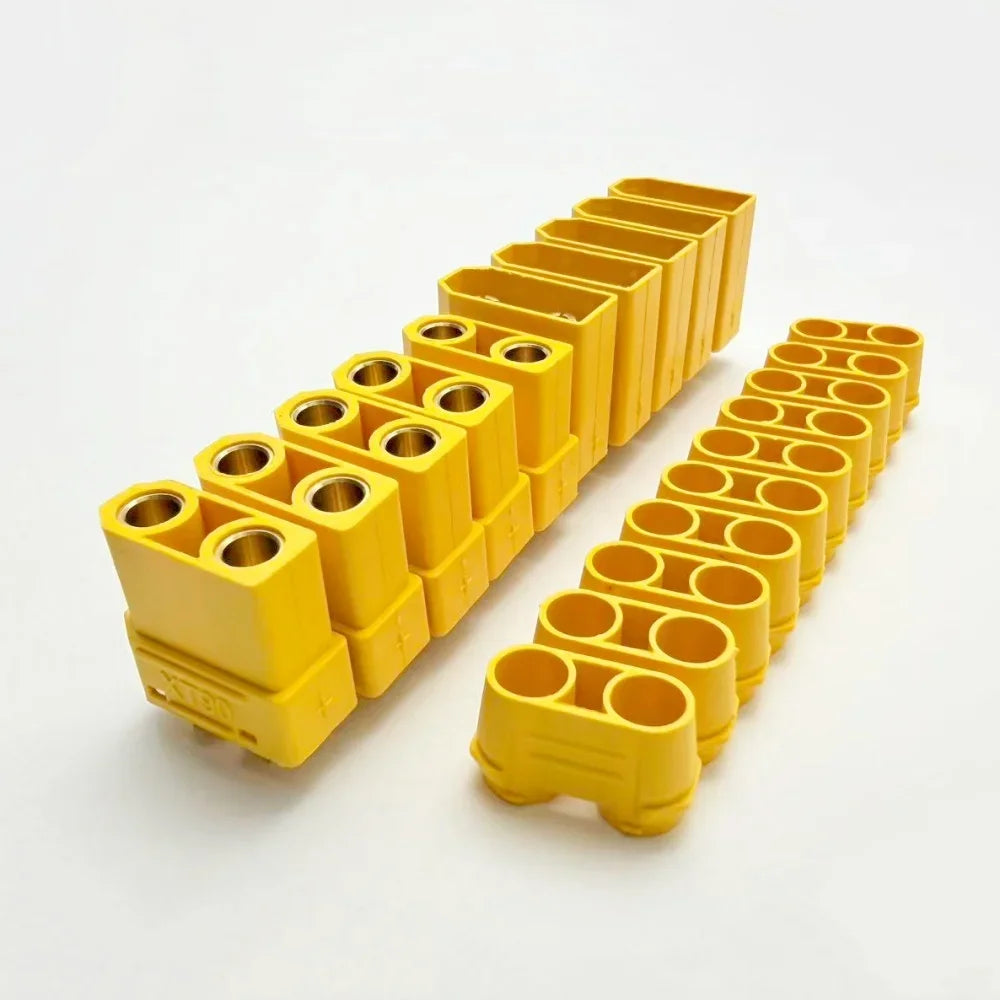 10pcs XT90 Connector XT90H Battery Connector XT-90 Male Female Bullet Connectors for RC Lipo Battery Motor DIY Parts
