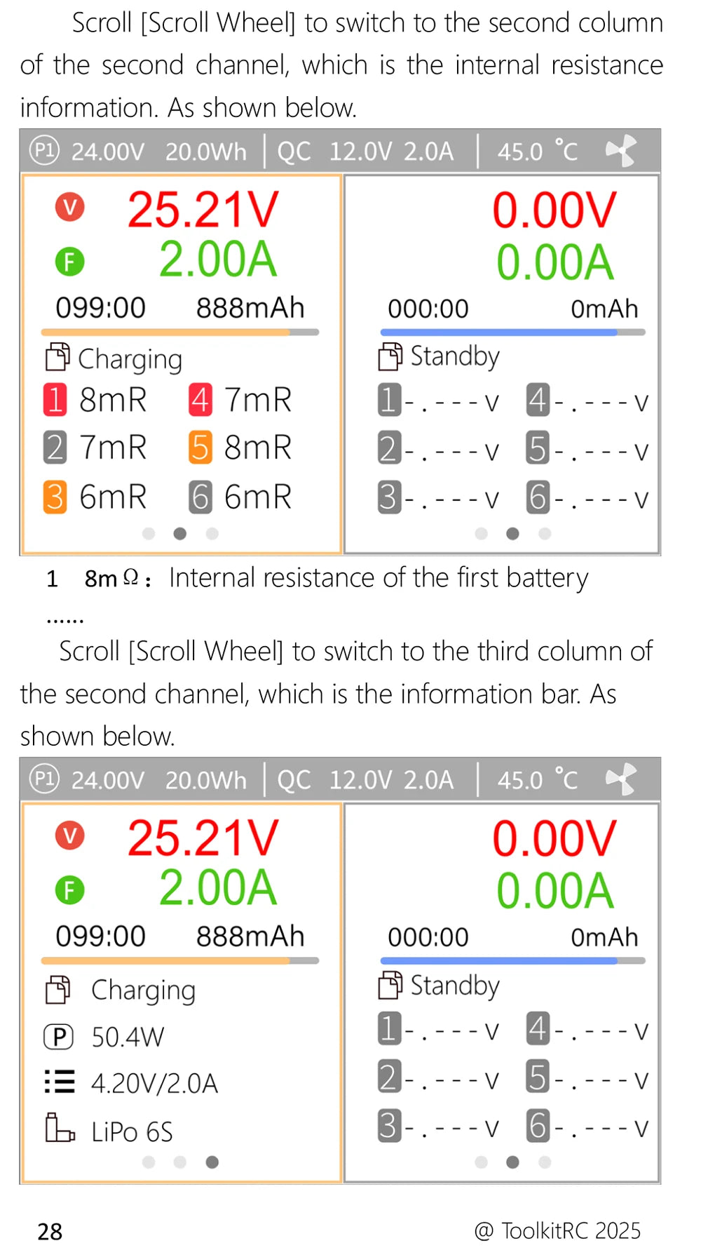 ToolkitRC M6DAC V2 TRN Charger 2CH AC200W Transparent Color DC800W IPS Model Toy Car Lithium Battery Charging 1S 2-6S LiPo LiHv