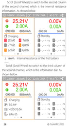 ToolkitRC M6DAC V2 TRN Charger 2CH AC200W Transparent Color DC800W IPS Model Toy Car Lithium Battery Charging 1S 2-6S LiPo LiHv