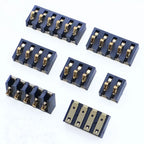 YanXi 2/5/10PCS 5A 30V Spring Compression Contact 4.25mm Pitch 2 3 4 5 6 Pin Surface Mount Battery Connector Insulator 4.75mm H