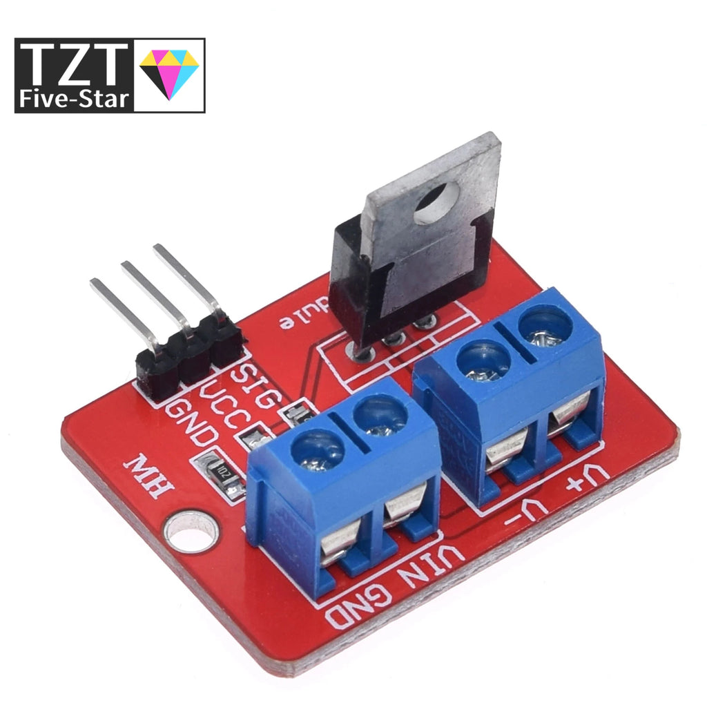 1/5PCS Smart Electronics 0-24V Top Mosfet Button IRF520 MOS Driver Module For Arduino MCU ARM Raspberry pi