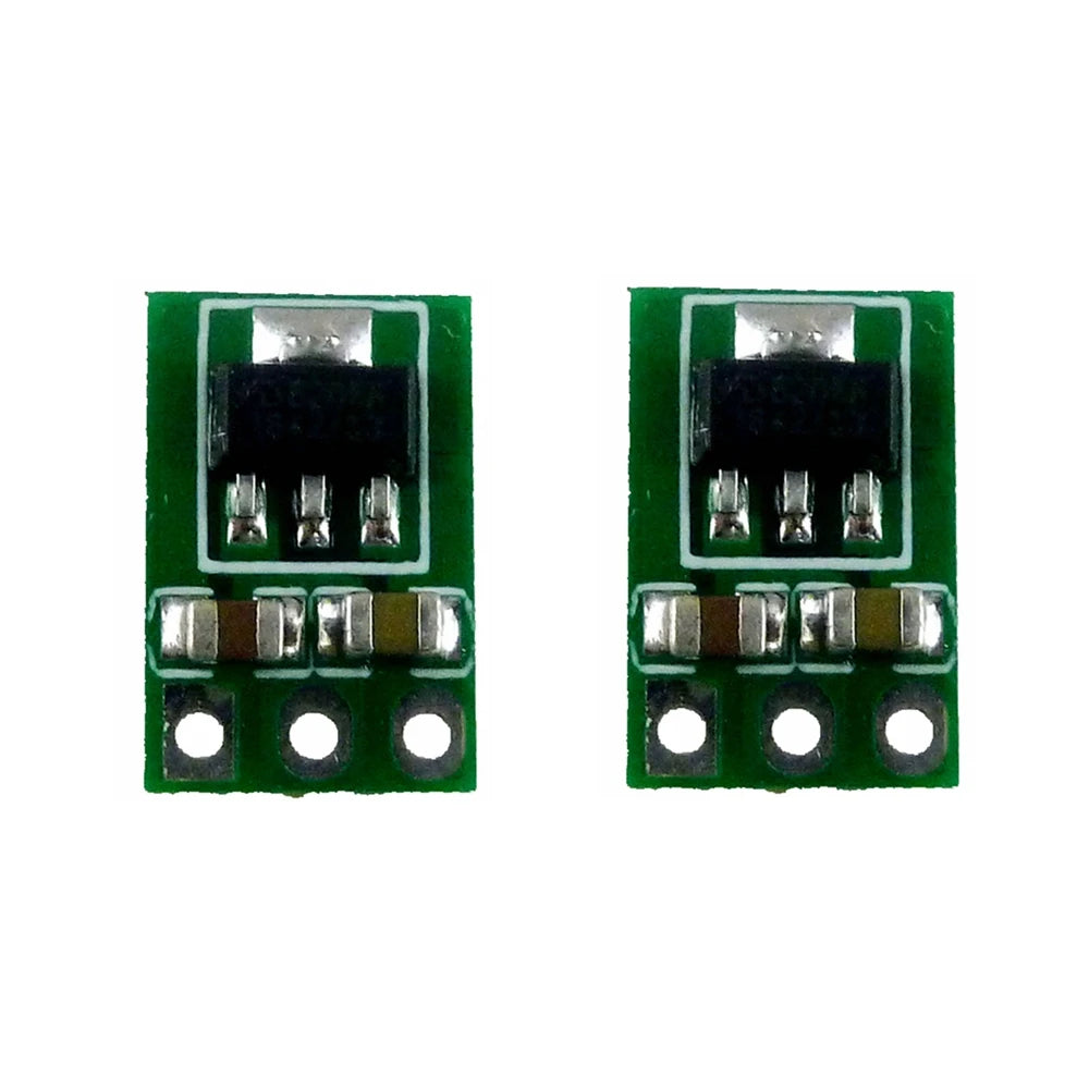 2PCS 3.3-6V to 3V 3V3 DC-DC Step-Down Power Supply Buck LDO Module Voltage Regulator Board for 18650 Li-ion AAA Dry Cell Battery