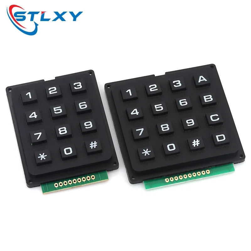 3*4 4*4 Matrix Switch Keyboard Keypad Array Module ABS Plastic Keys 4x4 3x4 12 16 Key Button Membrane Switch DIY Kit forArduino