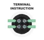 EB2 Emergency Stop Button Red Mushroom Head emergency off Switch Latching e-stop Push Buttons for Electronics Machine VaneAims