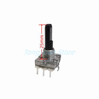 1pc EC16 Rotary Encoder 24 Position Pulse Digital Rotary 3Pin Amplifier Volume Switch Induction Cooker Switch 15/20MM Half Shaft