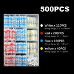 Solder Seal Wire Connectors Boxed Connectors Kit Heat Shrink Sealed Insulated Butt Splice Terminal Waterproof Shrinkable Sleeve