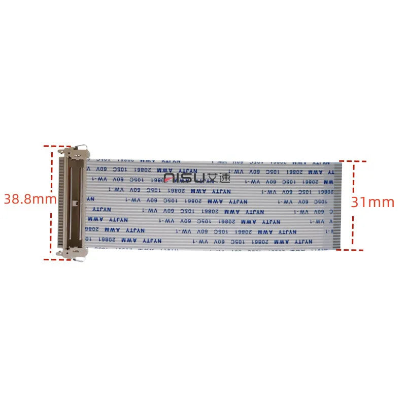 LVDS FIX 1.0MM Pitch Ribbon Cable AWM 20706 105C 60V VW-1 30Pin Length 10CM/25CM/30CM/40CM/50CM Forward/Reverse Direction