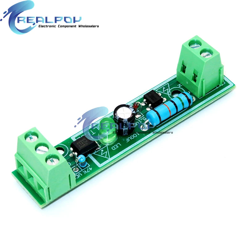 1-Bit AC 220V Optocoupler Isolation Module Voltage Detect Board Adaptive 3-5V For PLC Isolamento Fotoaccoppiatore Module