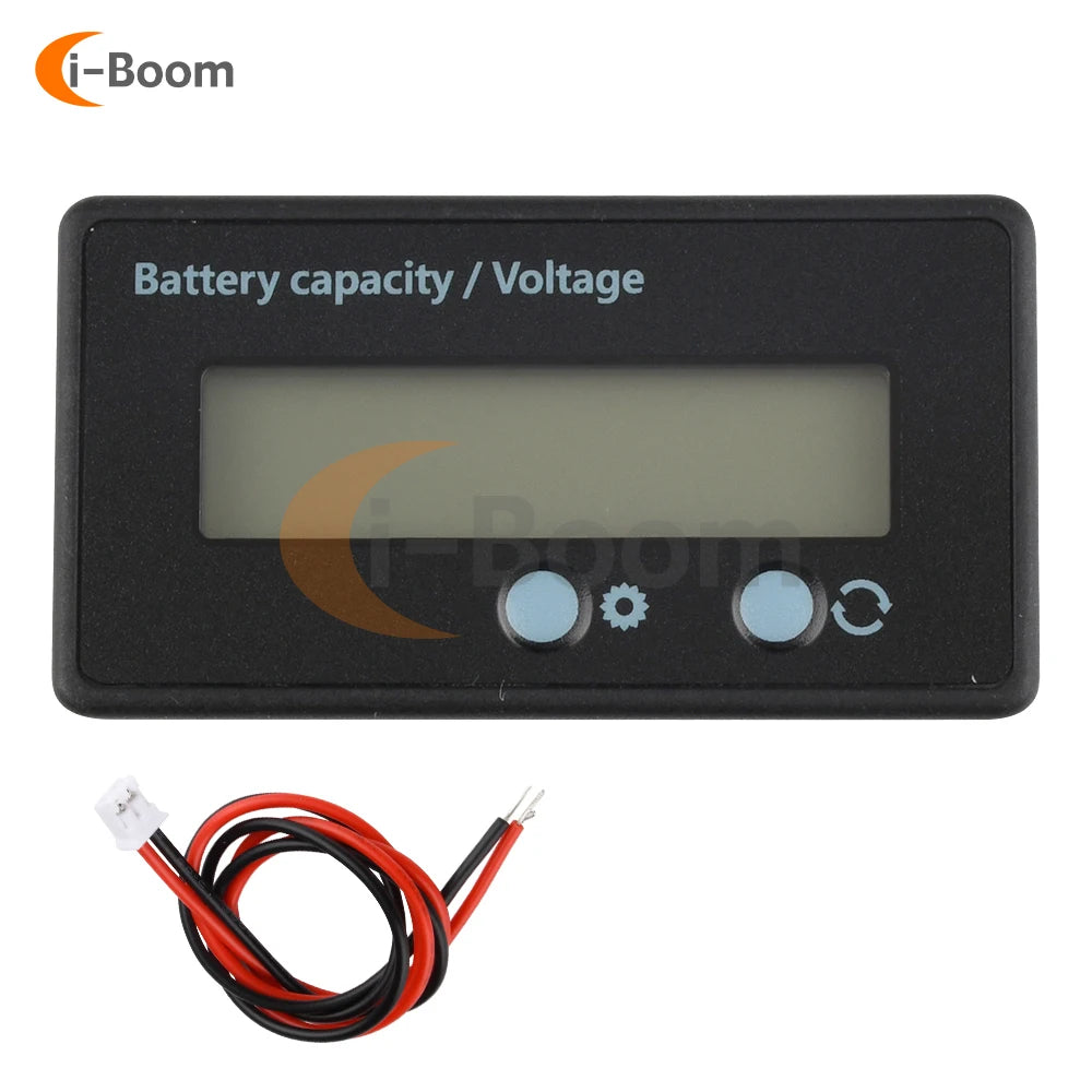 DC6-73V Battery Level Indicator Battery Remaining Charge Percentage Display Voltmeter High Precision Led Digital Display
