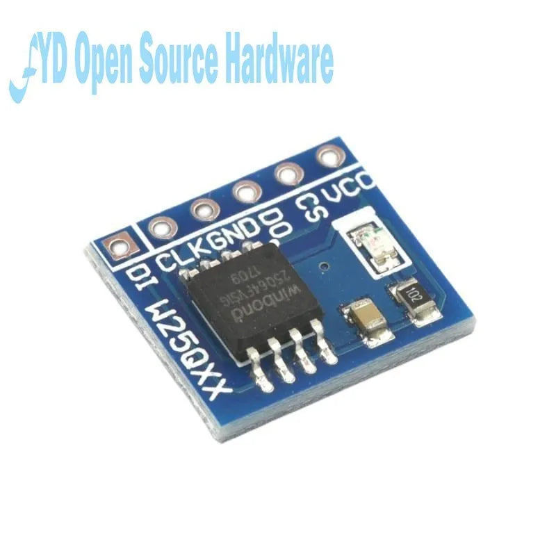 1-50PCS W25Q32 W25Q64 W25Q128 Large Capacity FLASH Storage Module SPI Interface BV FV STM32 Code
