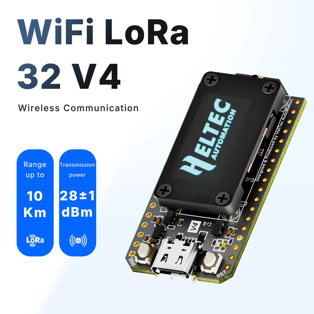 Upgraded Heltec WiFi LoRa32 V4 ESP32 WIFI BLE SX1262 LoRa Dev-Board with GNSS Interface 0.96inch OLED for Arduino IoT Meshtastic